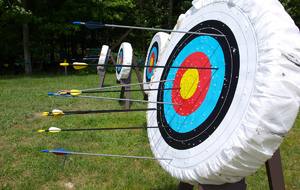 Passage de fleche rouge à or